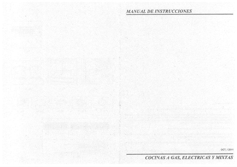 Imagen de la primera página del manual del dispositivo 908 FG INOX PB