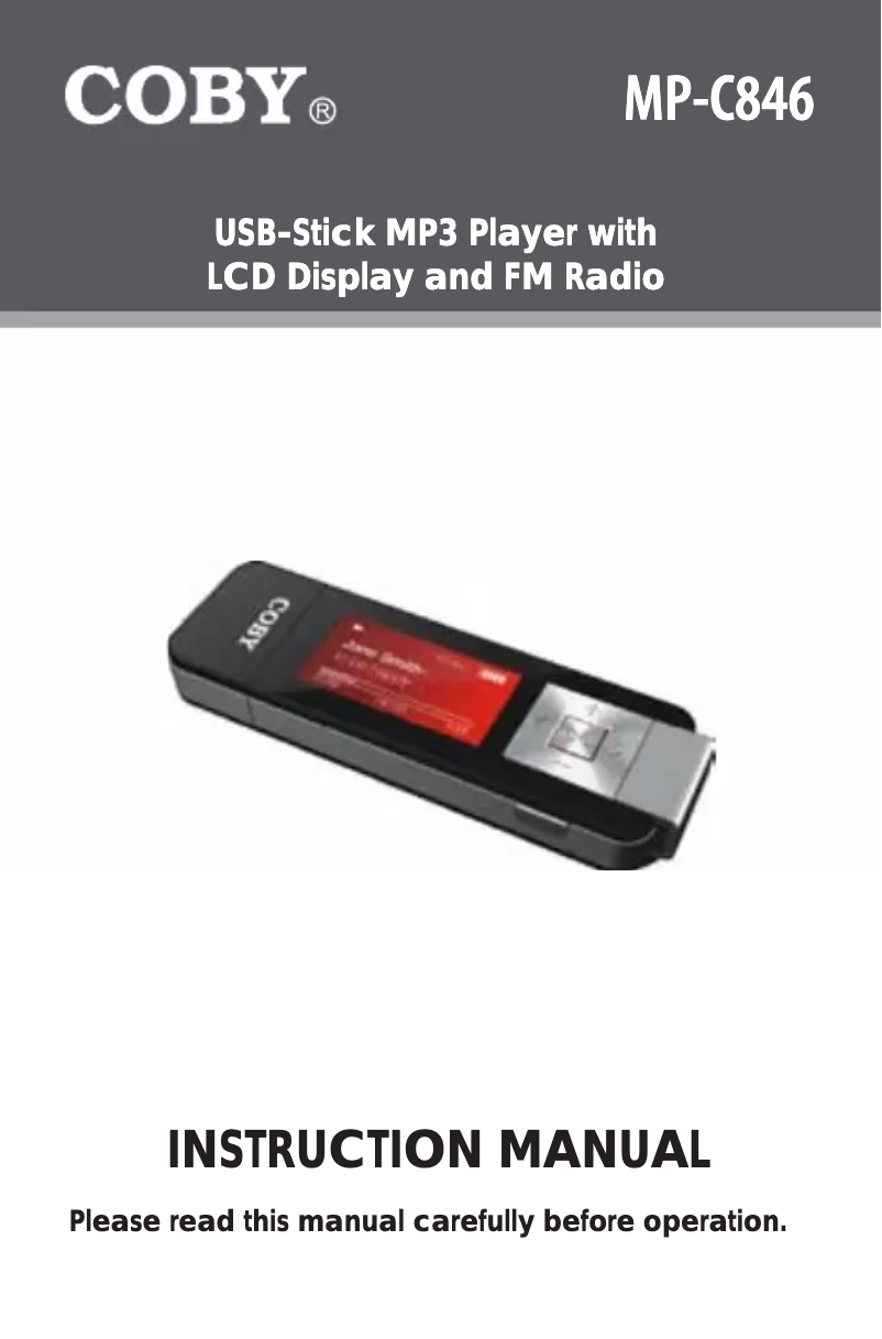 Imagen de la primera página del manual del dispositivo MP-C846