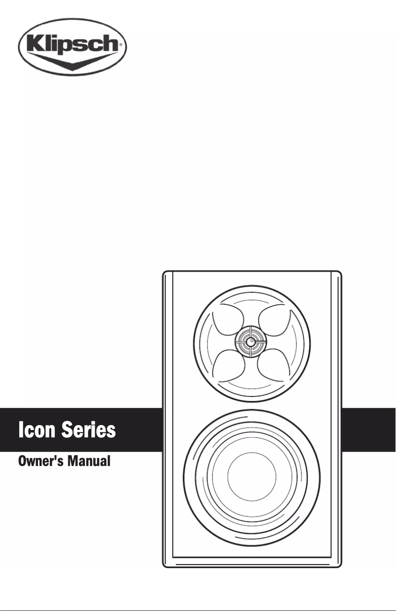 Página 1 del manual Manual de usuario Klipsch Icon WF-35