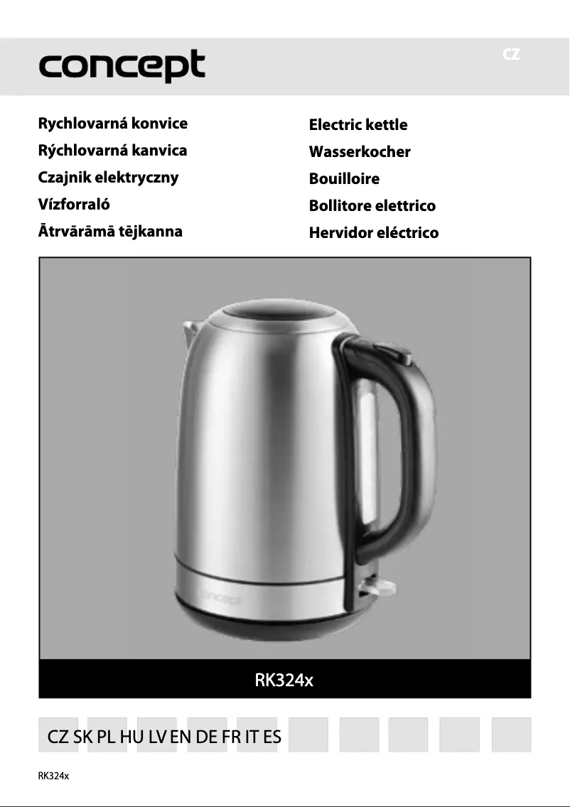 Imagen de la primera página del manual del dispositivo RK3243