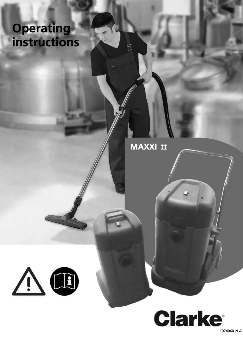 Página 1 del manual Manual de usuario Clarke Maxxi II