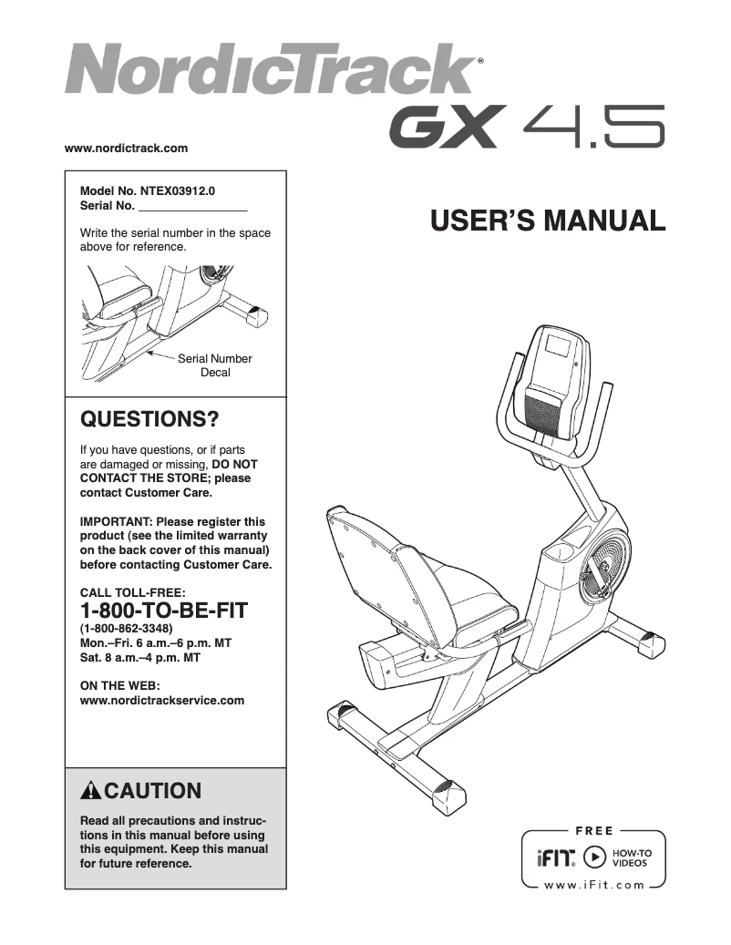 Imagen de la primera página del manual del dispositivo GX 4.5