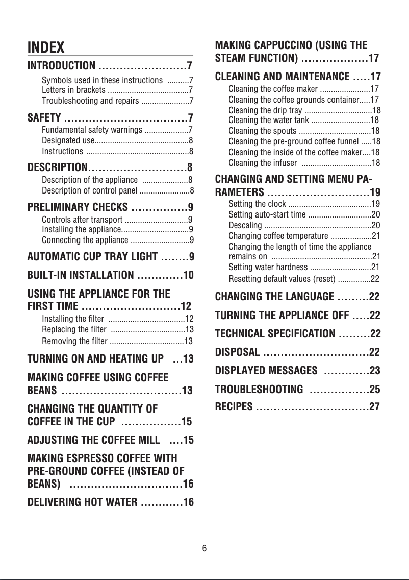 Imagen de la primera página del manual del dispositivo CM 45
