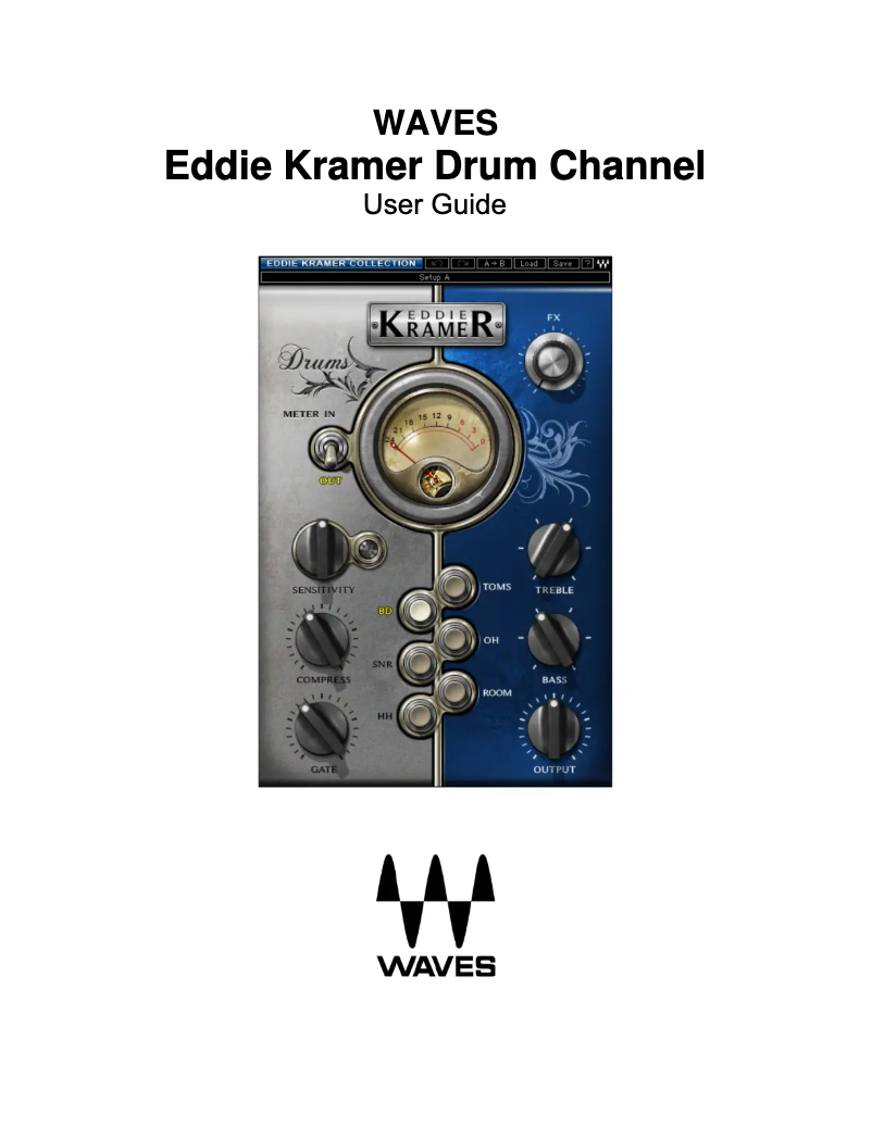 Imagen de la primera página del manual del dispositivo Eddie Kramer Vocal Channel