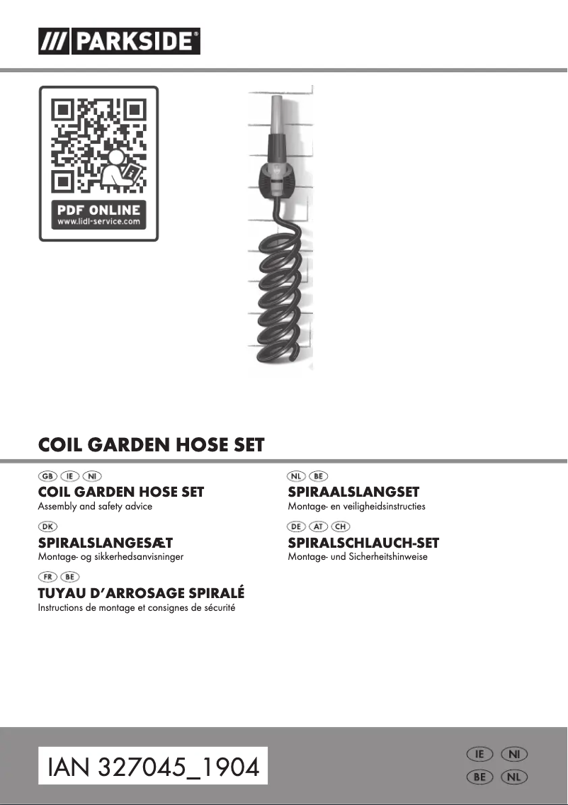 Página 1 del manual Manual de usuario Parkside HG00266A