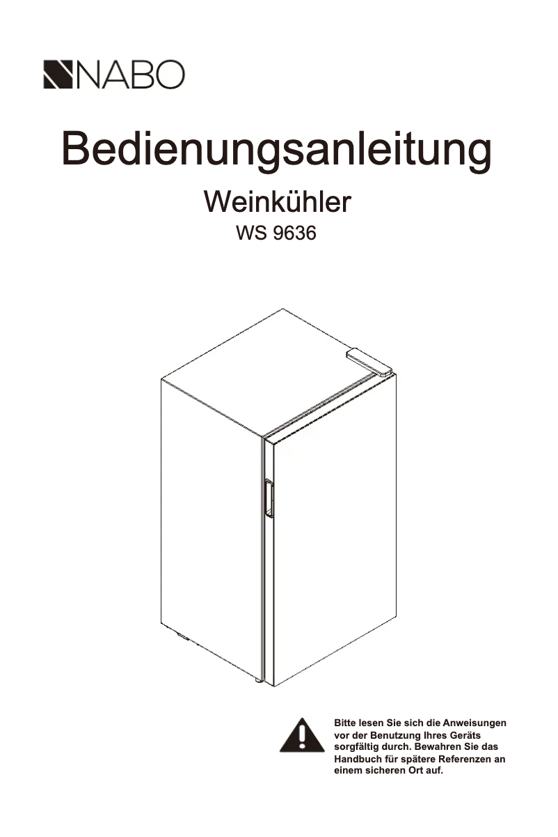 Página 1 del manual Manual de usuario Nabo WS 9636