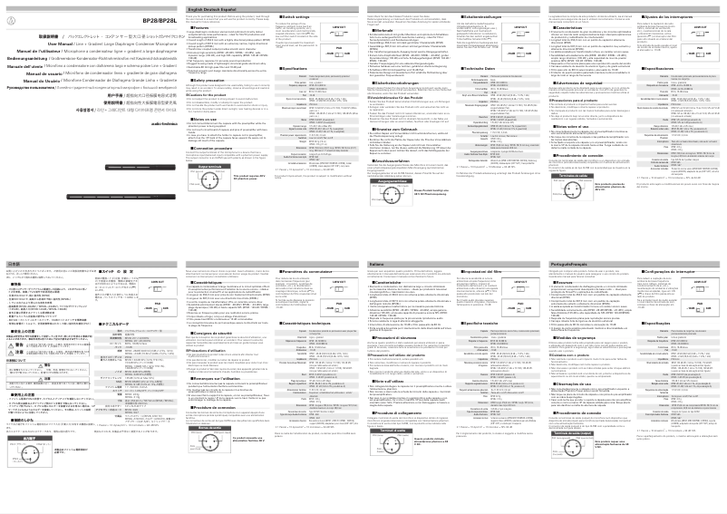 Imagen de la primera página del manual del dispositivo BP28L