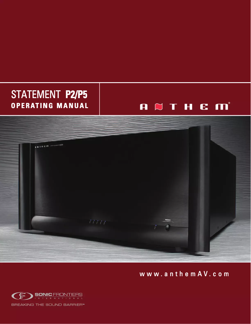 Imagen de la primera página del manual del dispositivo P5