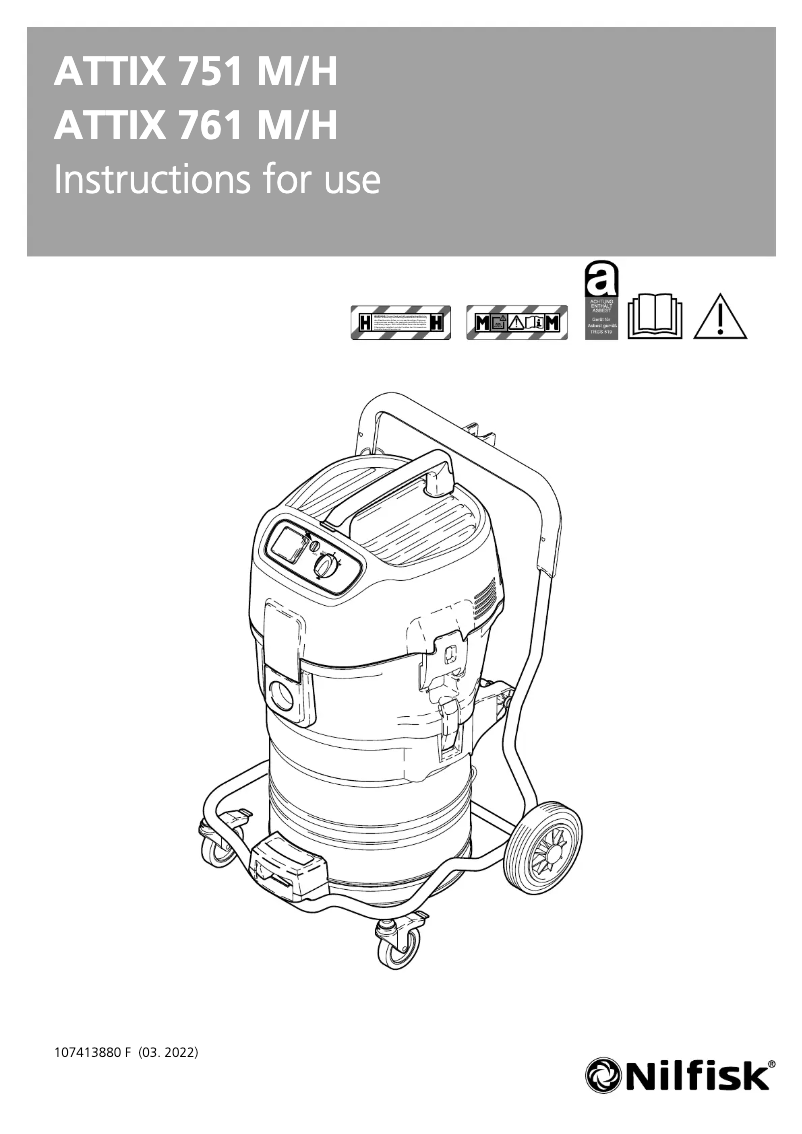 Imagen de la primera página del manual del dispositivo ATTIX 7