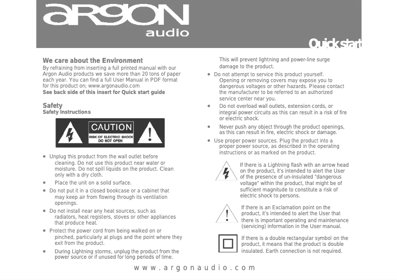 Imagen de la primera página del manual del dispositivo INet3+