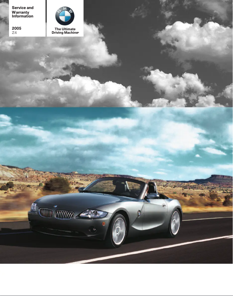 Imagen de la primera página del manual del dispositivo Z4 Roadster & Coupe (2005)