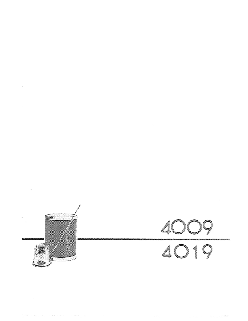 Imagen de la primera página del manual del dispositivo 4009