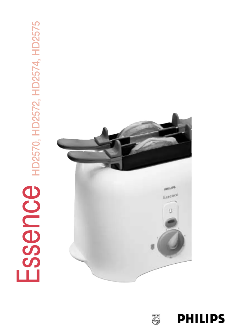 Imagen de la primera página del manual del dispositivo Essence HD2575