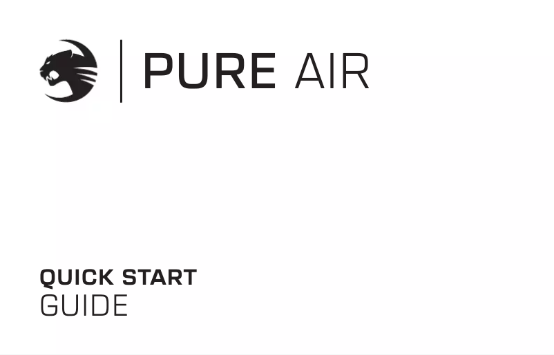 Imagen de la primera página del manual del dispositivo Pure Air