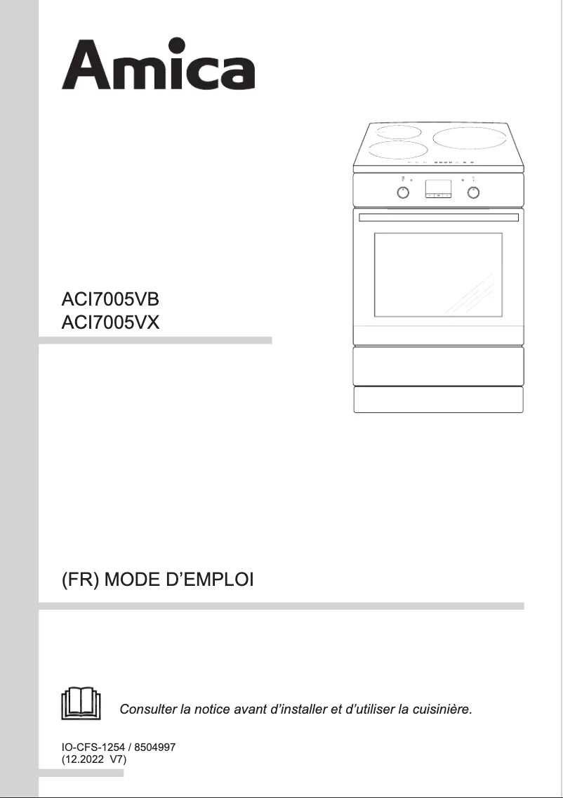 Página nº 1 - Manual de usuario Amica ACI7005VX