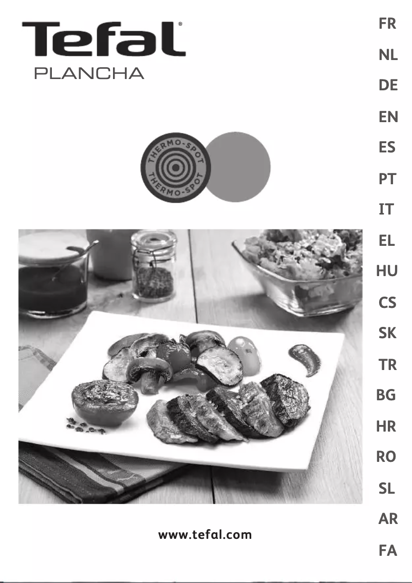 Imagen de la primera página del manual del dispositivo Plancha Valencia CB6718