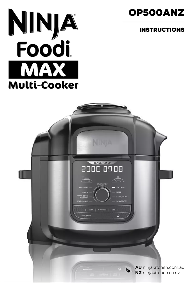 Página nº 1 - Manual de usuario Ninja Foodi Max OP500ANZ