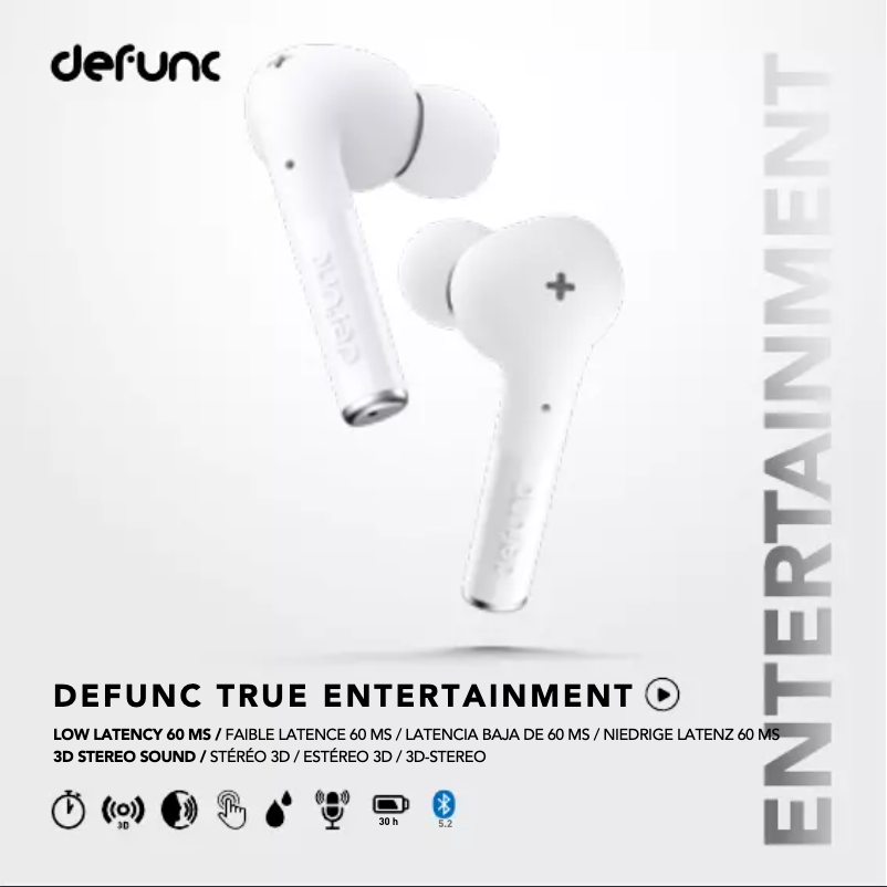 Imagen de la primera página del manual del dispositivo True Entertainment