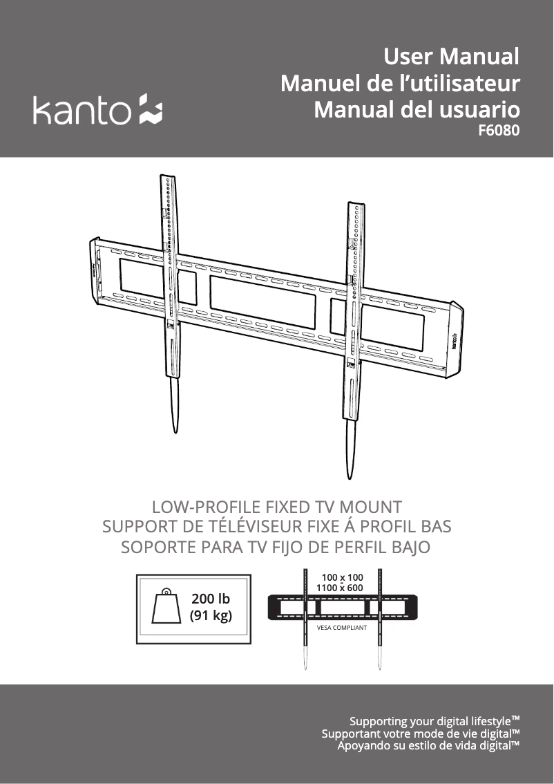 Imagen de la primera página del manual del dispositivo F6080