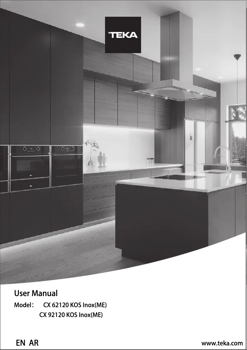 Página 1 del manual Manual de usuario Teka CX 62120 KOS