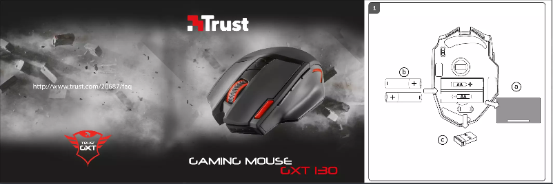 Página nº 1 - Manual de usuario Trust GXT 130 Ranoo