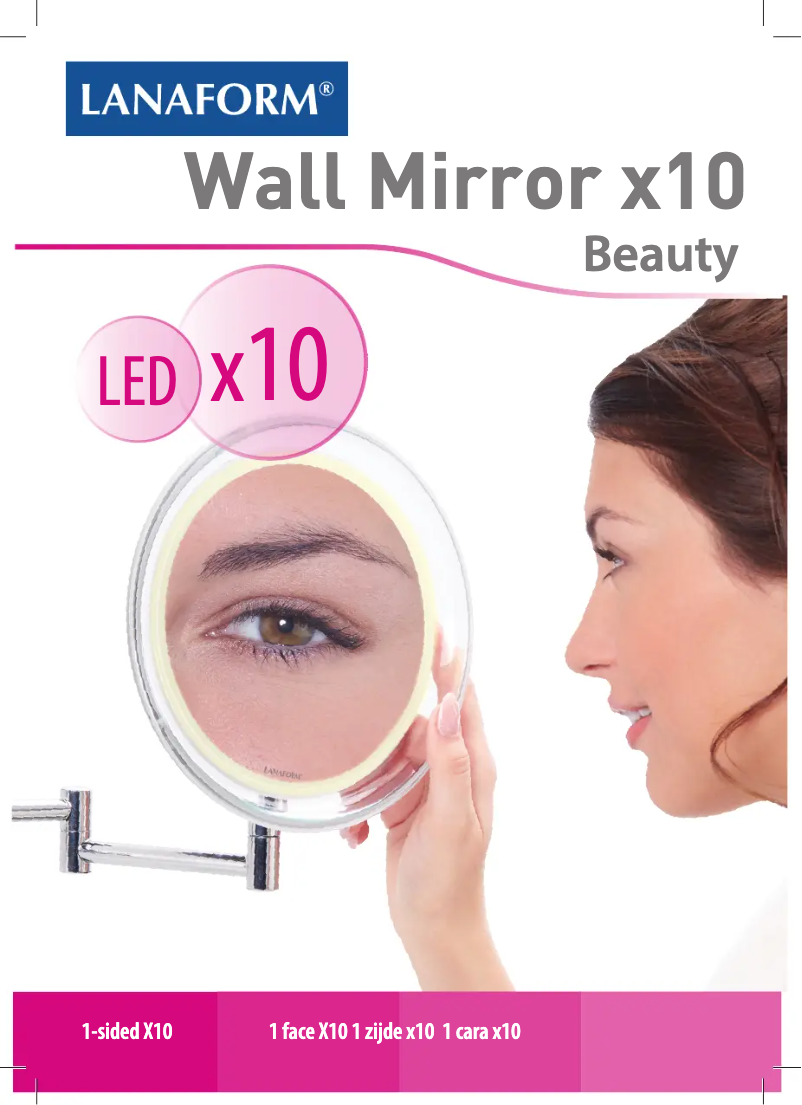 Página 1 del manual Manual de usuario Lanaform Wall Mirror x10
