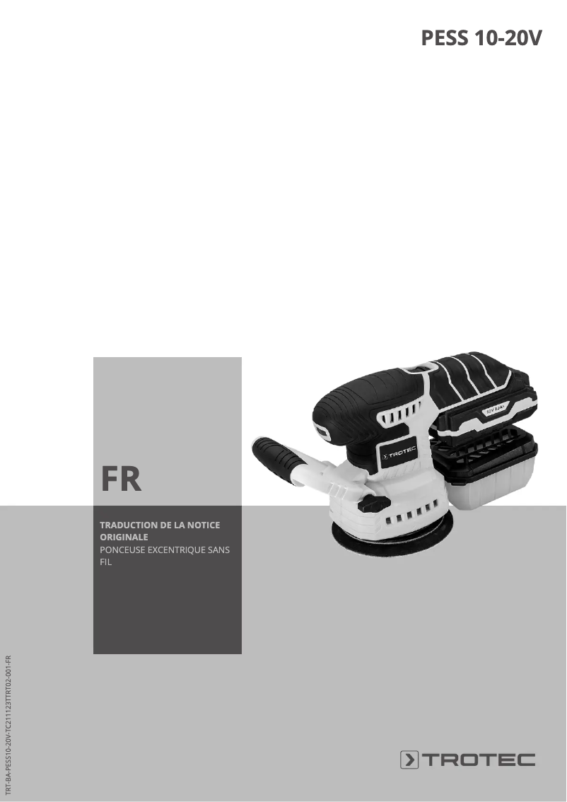 Página 1 del manual Manual de usuario Trotec PESS 10-20V