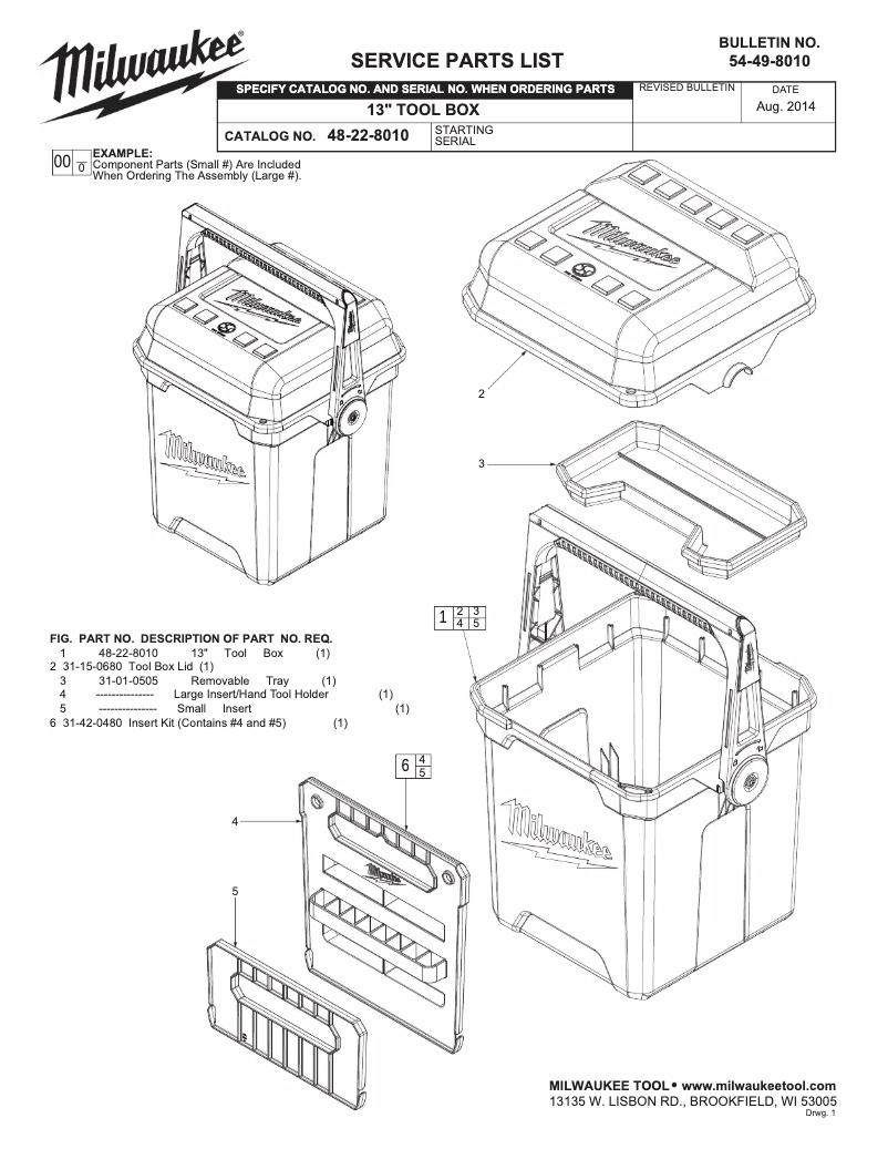 Imagen de la primera página del manual del dispositivo 48-22-8010