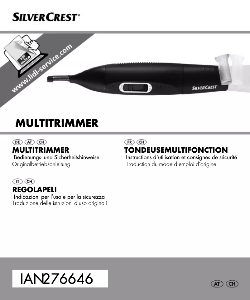 Imagen de la primera página del manual del dispositivo IAN 276646