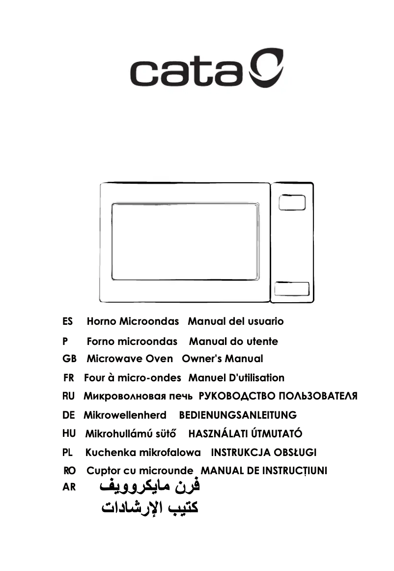 Página 1 del manual Manual de usuario CATA FS 20 BK