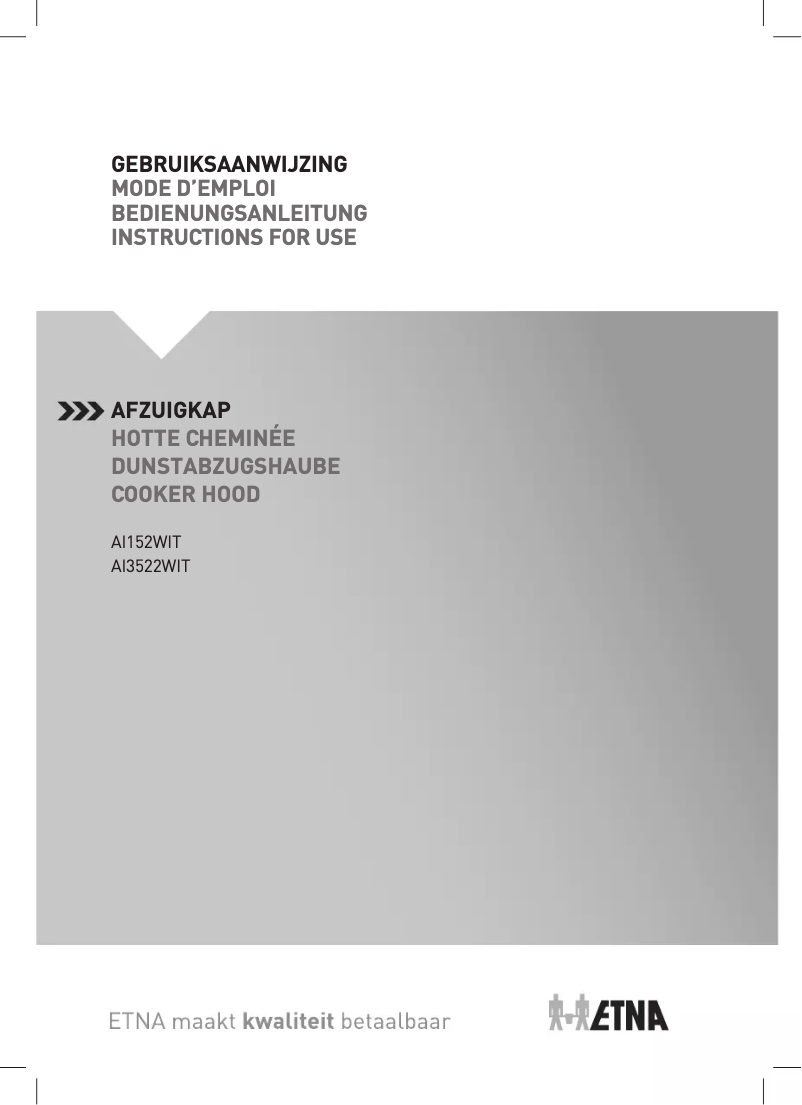 Imagen de la primera página del manual del dispositivo AI3522WIT