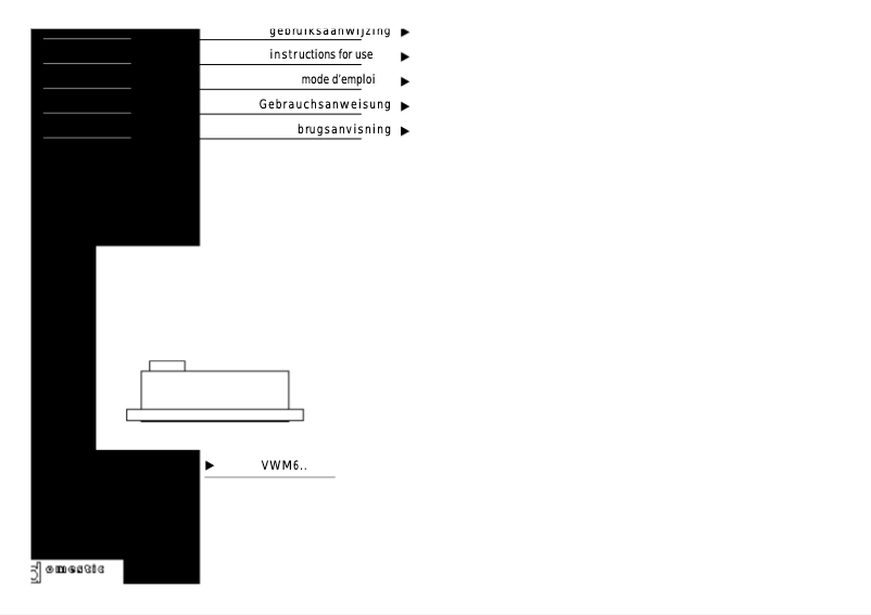 Página 1 del manual Manual de usuario Atag VWM611