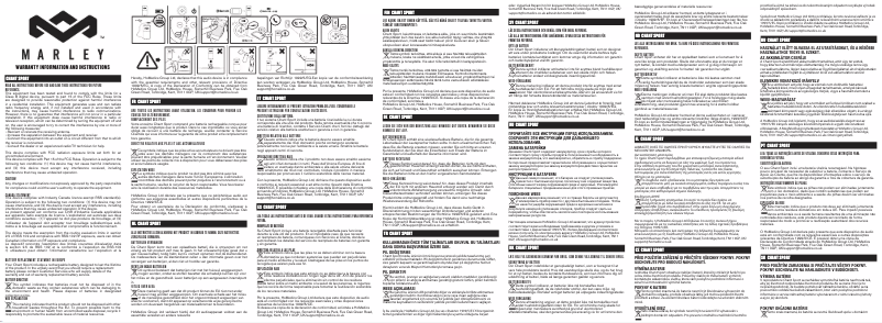 Página 1 del manual Manual de usuario House of Marley Chant EM-JA009-MI
