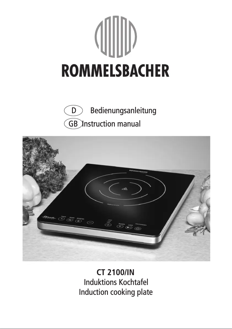 Página nº 1 - Manual de usuario Rommelsbacher CT 2100/IN