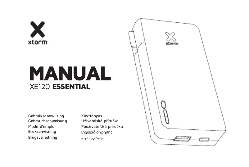 Imagen de la primera página del manual del dispositivo XE1201