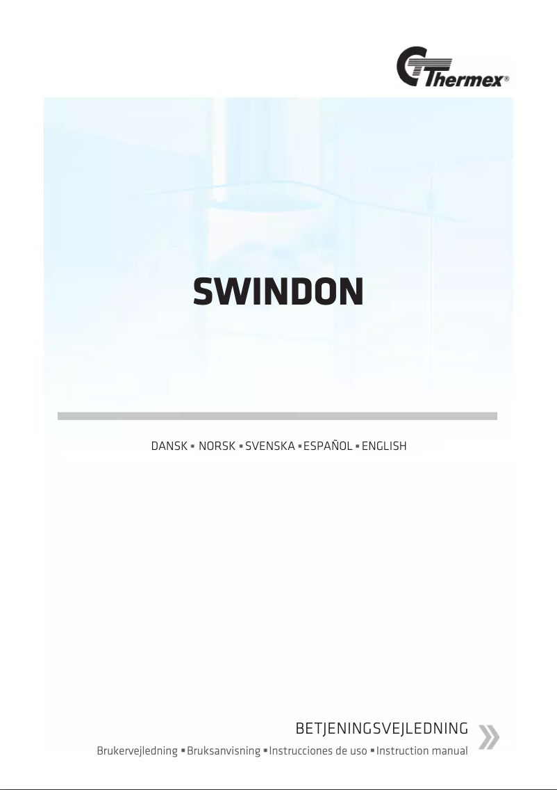 Imagen de la primera página del manual del dispositivo Swindon