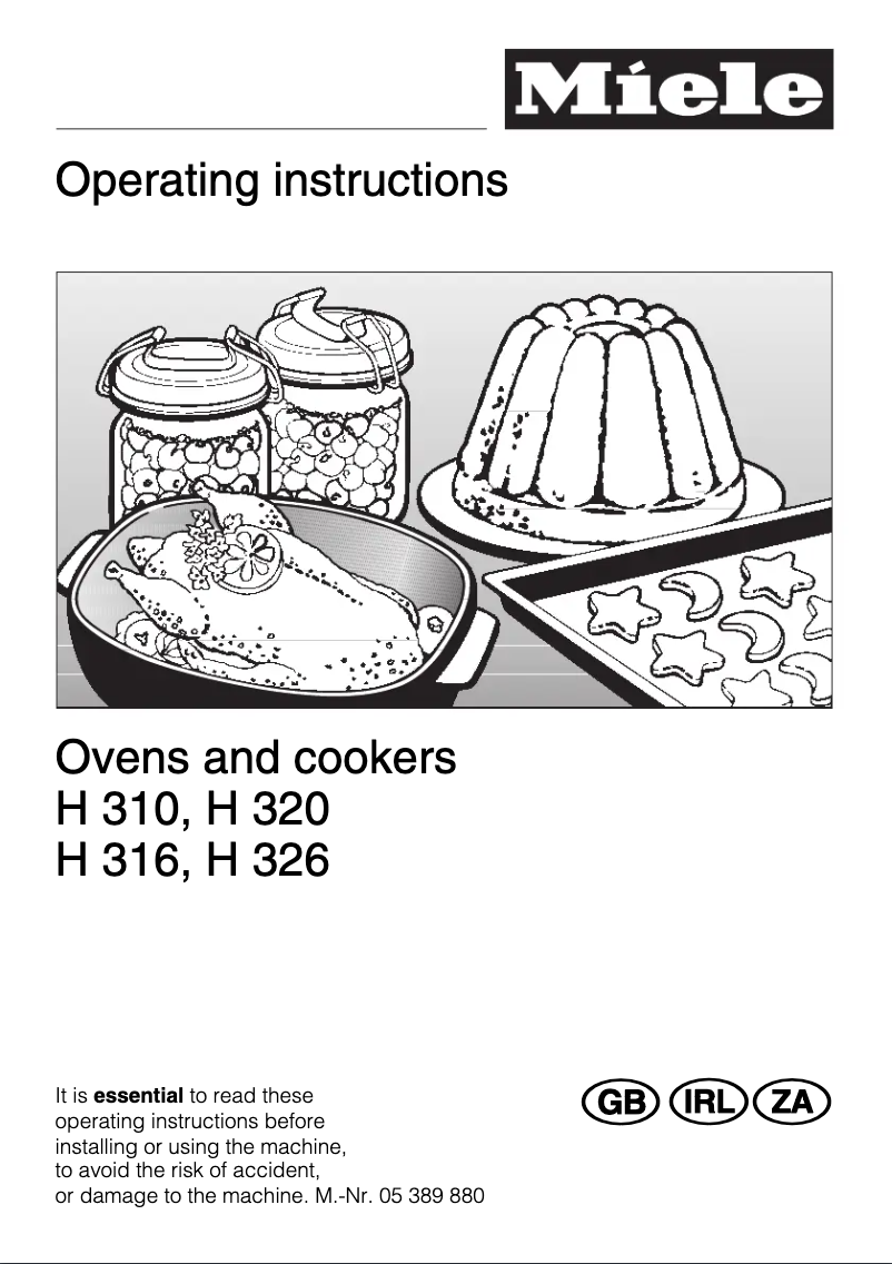 Página 1 del manual Manual de usuario Miele H 310