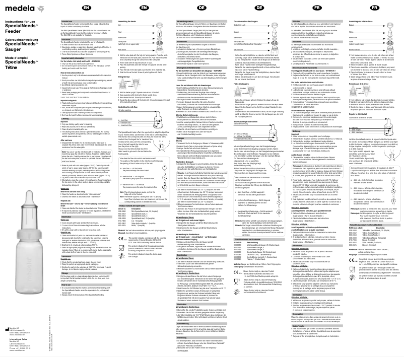 Imagen de la primera página del manual del dispositivo Special Needs
