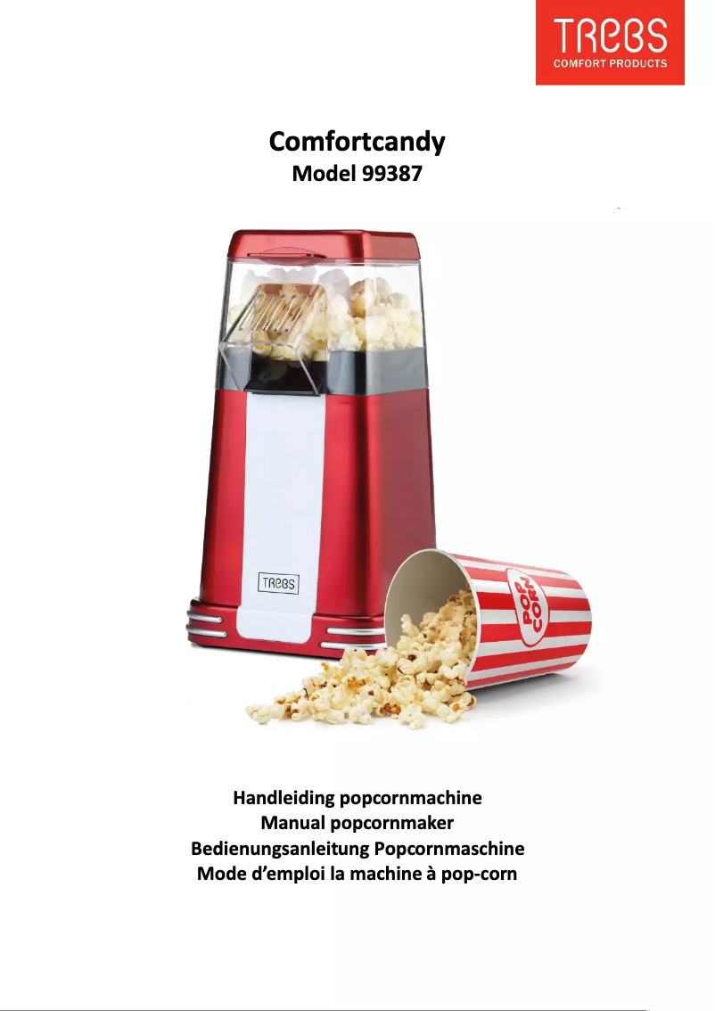 Imagen de la primera página del manual del dispositivo Comfortcandy 99387