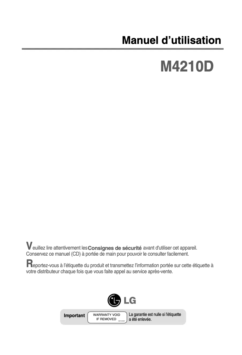 Imagen de la primera página del manual del dispositivo M4210D-B21
