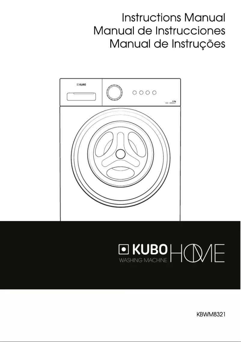Página 1 del manual Manual de usuario Kubo KBWM8321