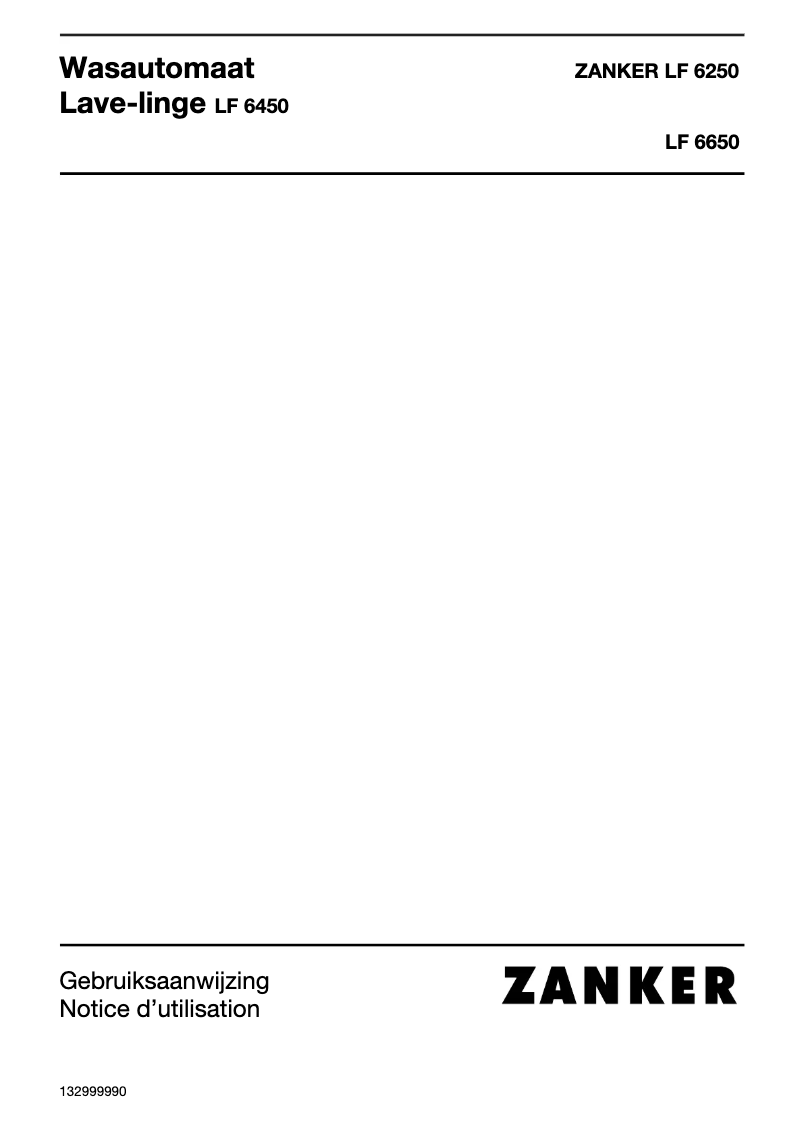 Página 1 del manual Manual de usuario Zanker LF6250