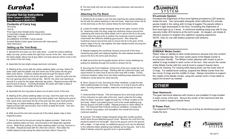 Imagen de la primera página del manual del dispositivo Silver Canyon 4