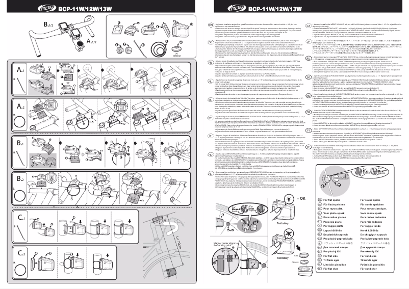 Página 1 del manual Manual de usuario BBB BCP-13W