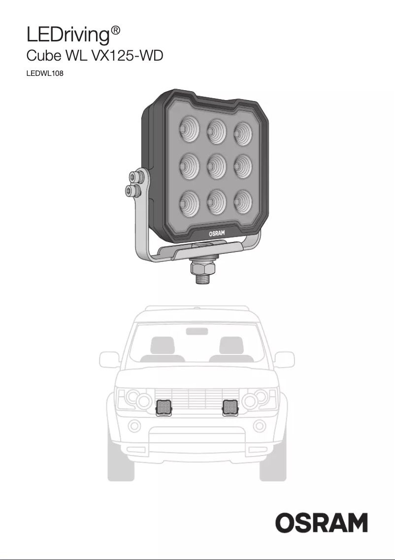 Imagen de la primera página del manual del dispositivo VX125-WD