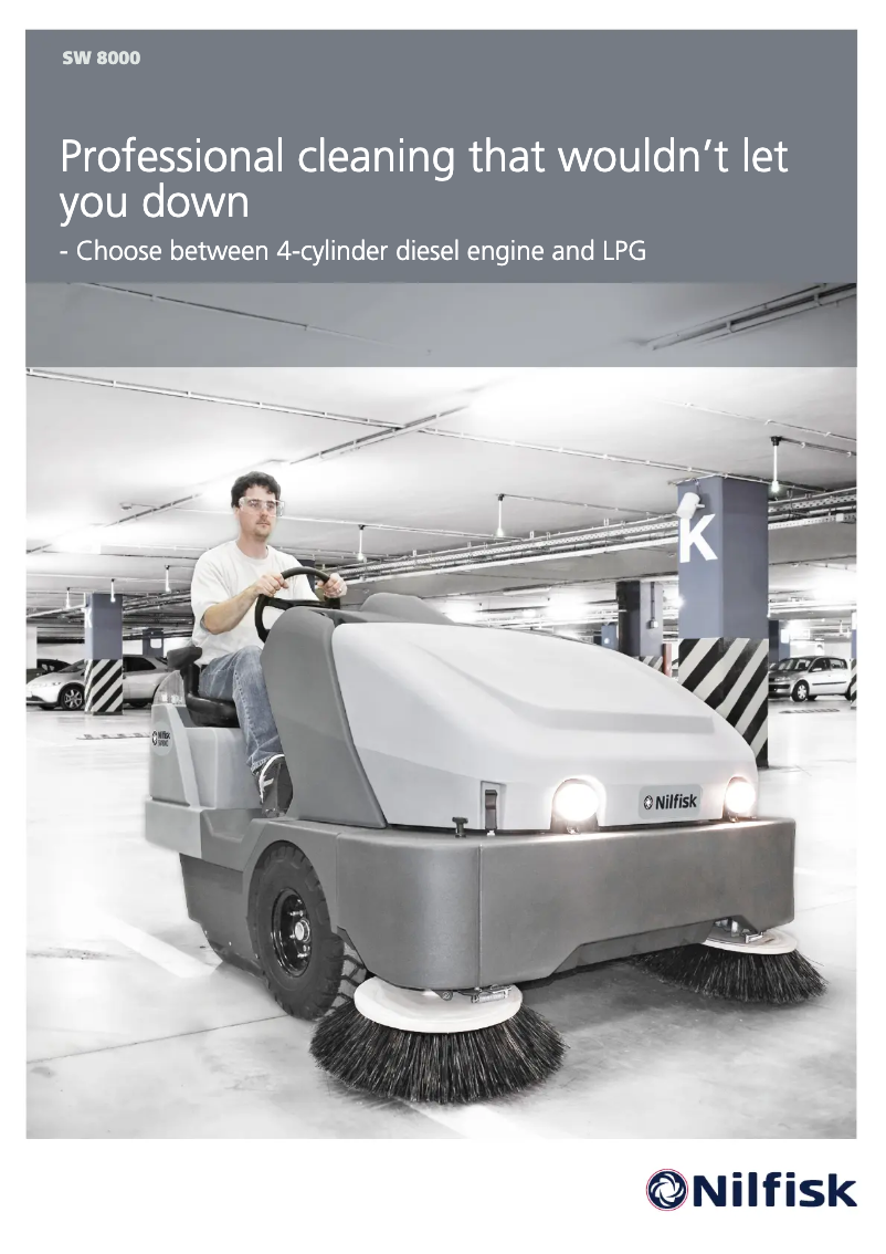 Imagen de la primera página del manual del dispositivo SW8000