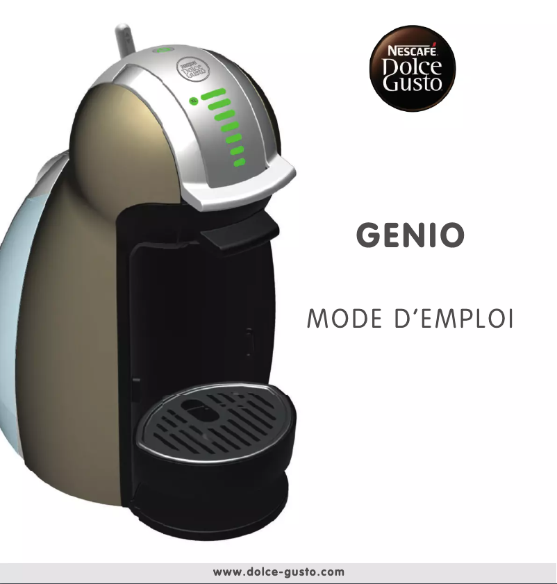 Página 1 del manual Manual de usuario Krups Nescafé Dolce Gusto Genio
