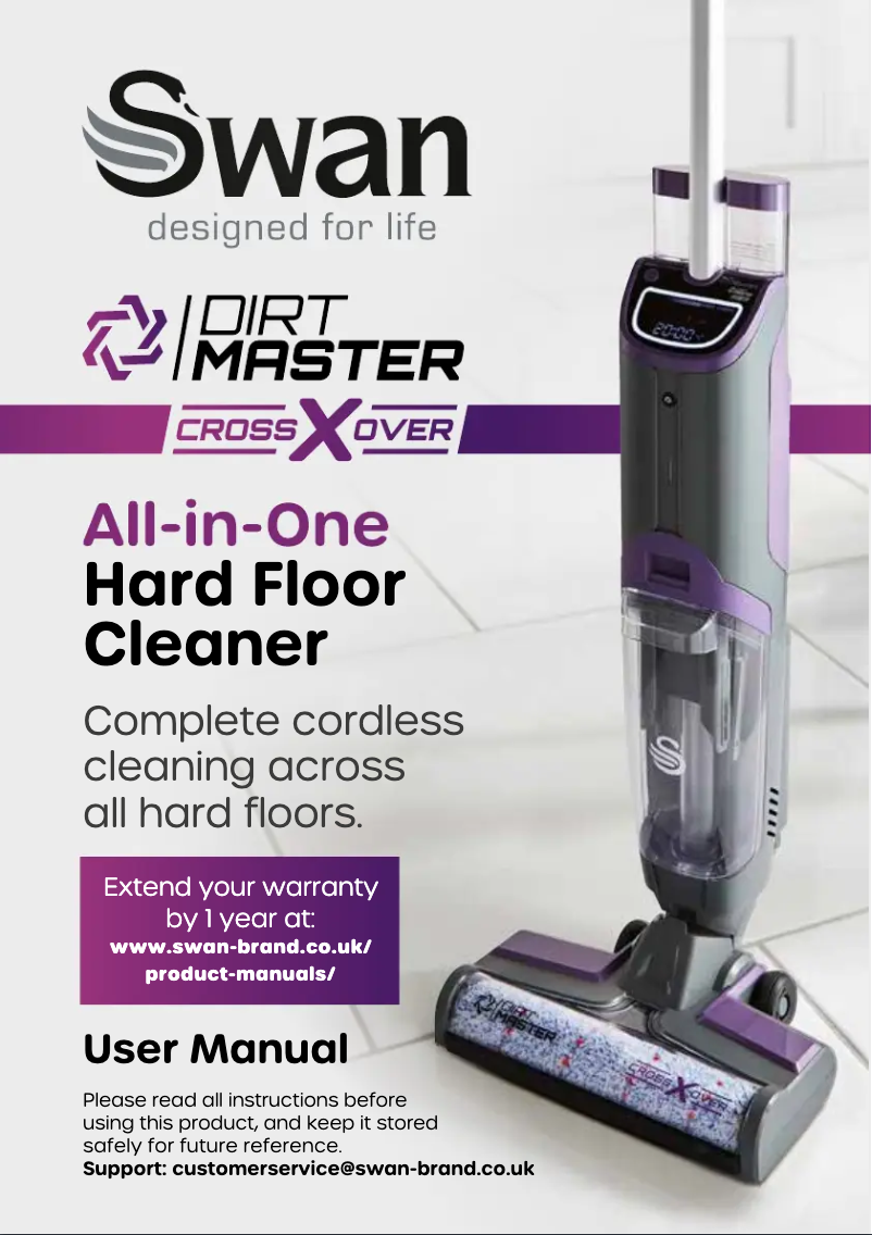 Página 1 del manual Manual de usuario Swan Dirtmaster Crossover SC51010N