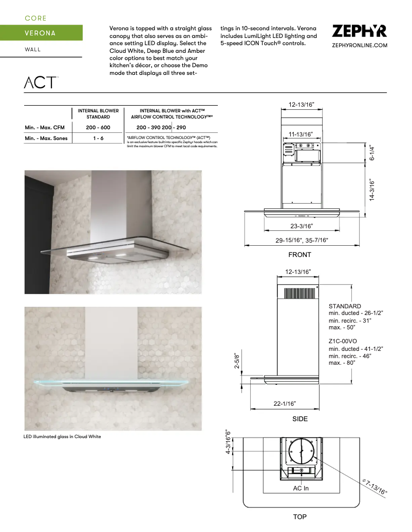 Imagen de la primera página del manual del dispositivo Verona ZVO-M90BG