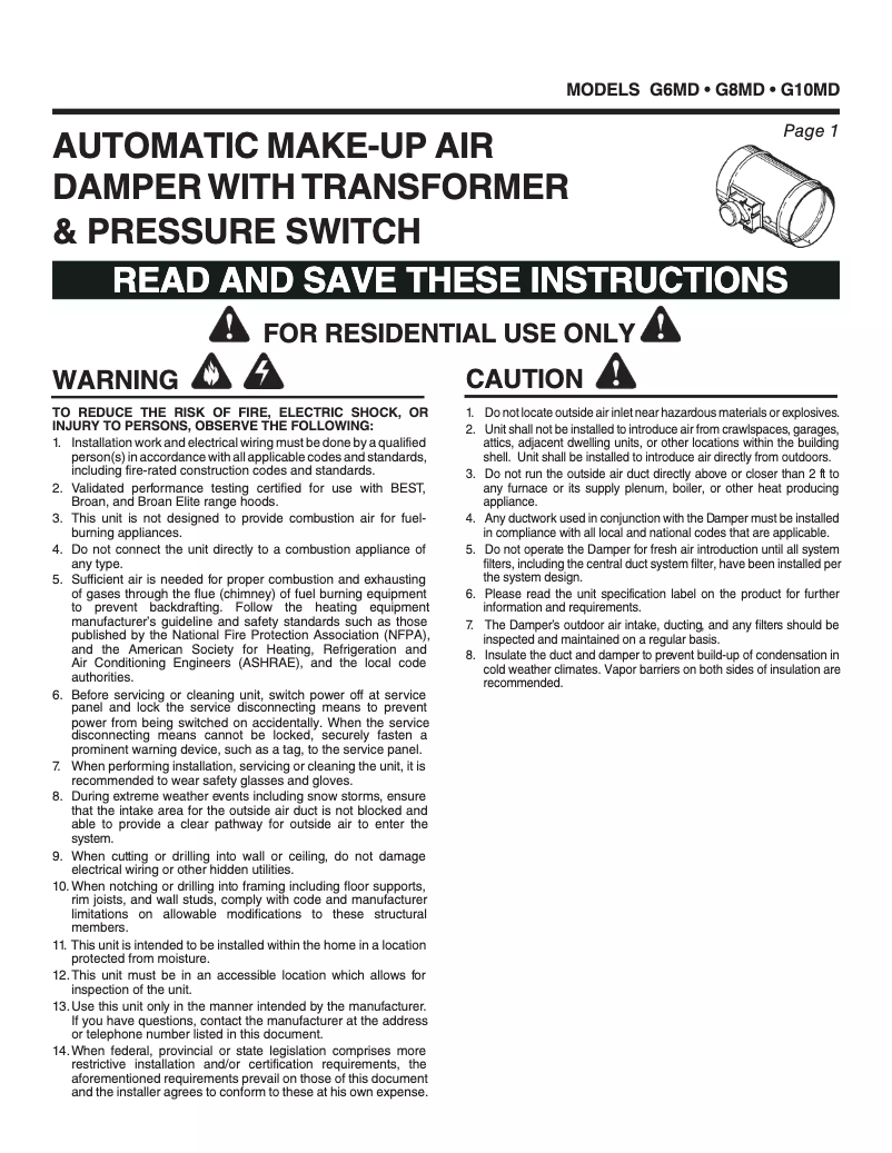Imagen de la primera página del manual del dispositivo RVCH330SS
